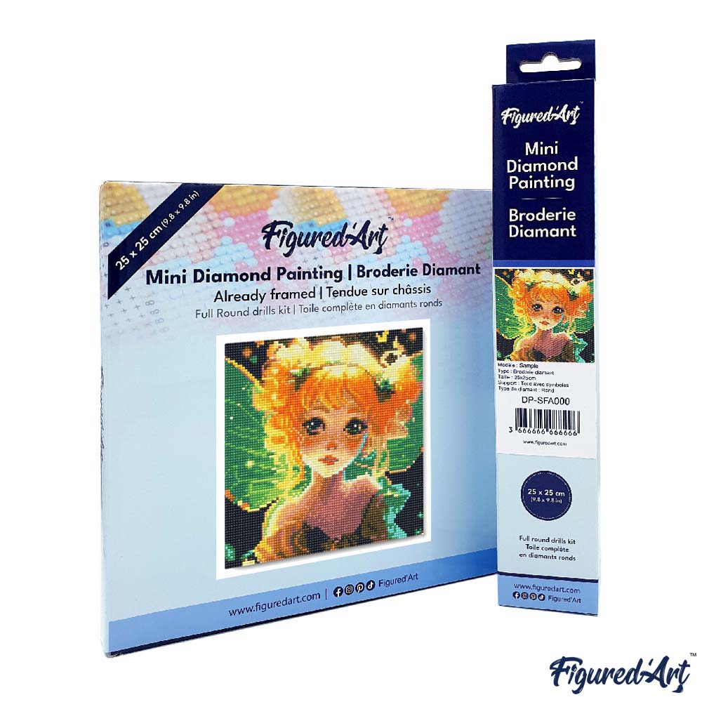 Mini Diamond Painting 25x25cm - Pretty Little Fairy