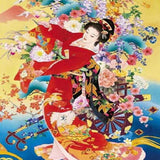 Diamond Painting - Japanese woman wearing traditional clothes