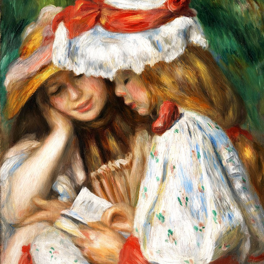 Diamond Painting - Young girls reading - Renoir 40x50cm canvas already framed