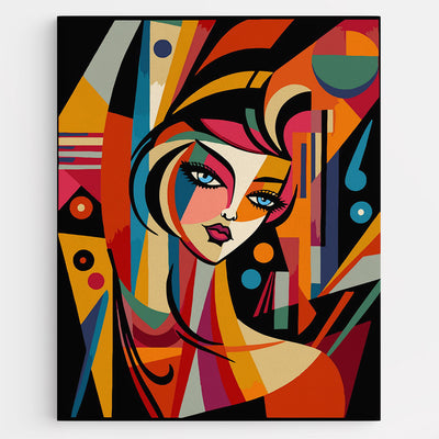 Picasso Style Abstract Woman