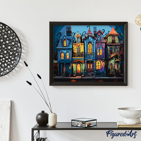 Colourful Gothic Houses