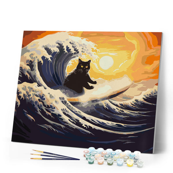 The Great Wave of the Black Cat