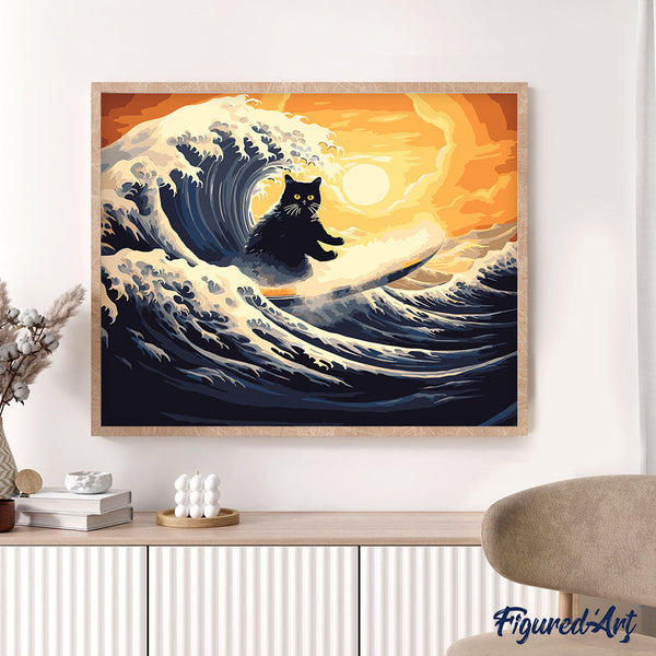 The Great Wave of the Black Cat