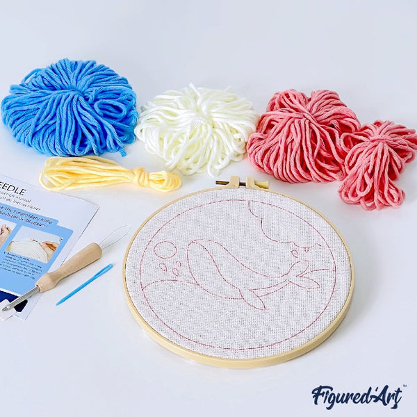 Punch Needle Kit - Sky and Cloud
