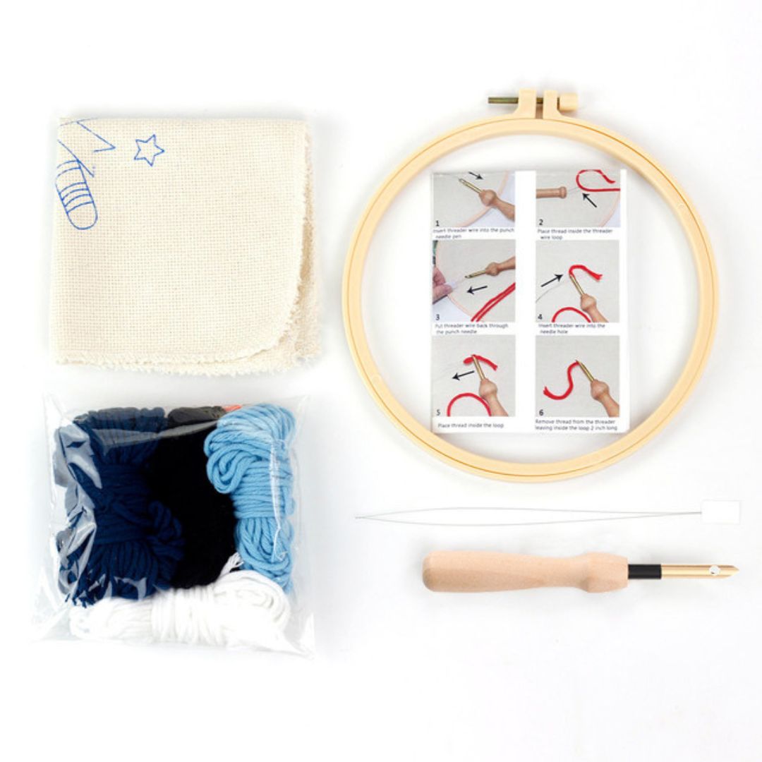 Punch Needle Kit - Rainbow